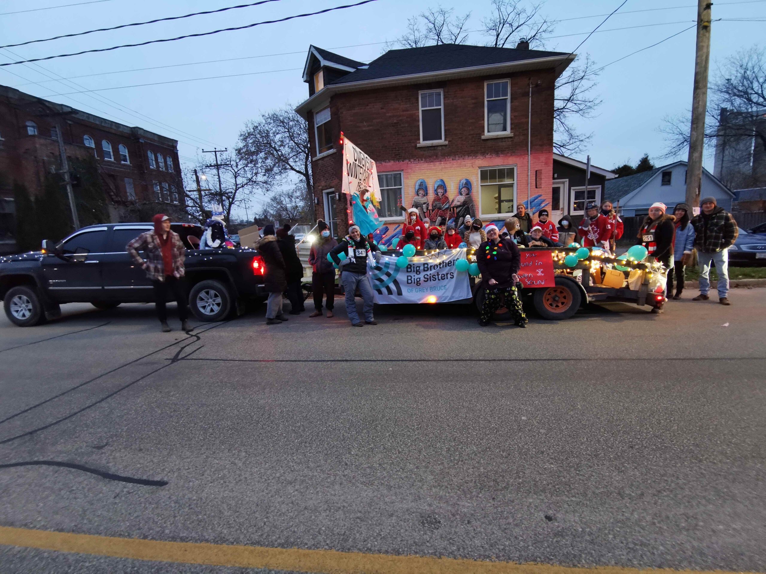 Owen Sound Santa Claus Parade Big Brothers Big Sisters of Grey Bruce